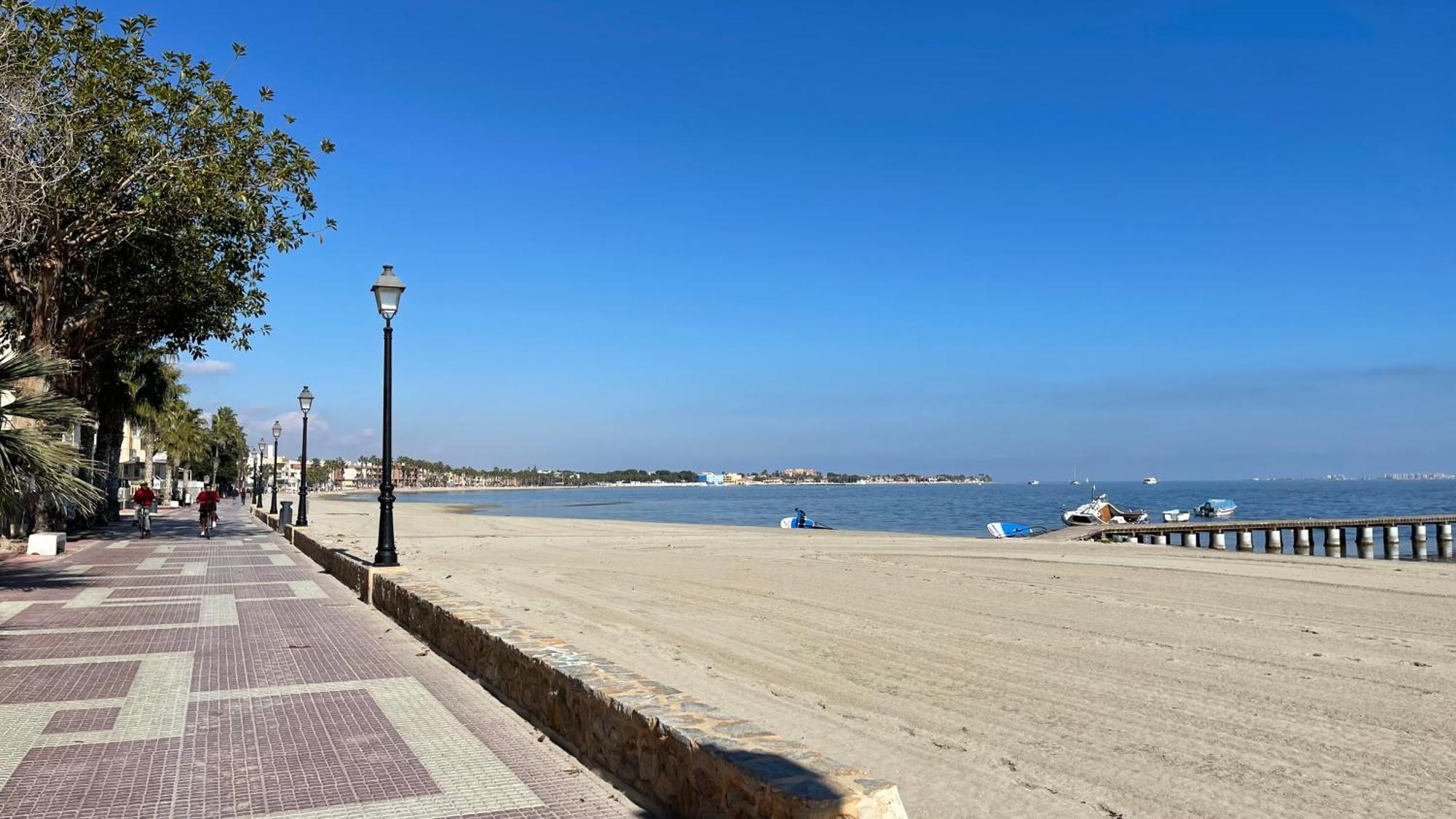 Charming Beachfront Apartment Мурсия Экстерьер фото